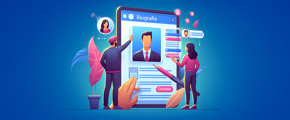 Qual a importância de ter uma página de biografia?
